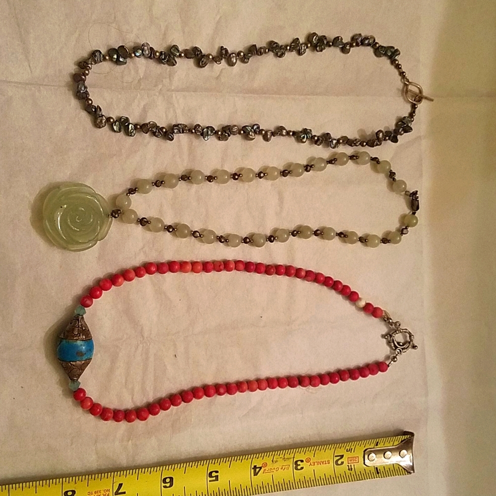3 necklaces